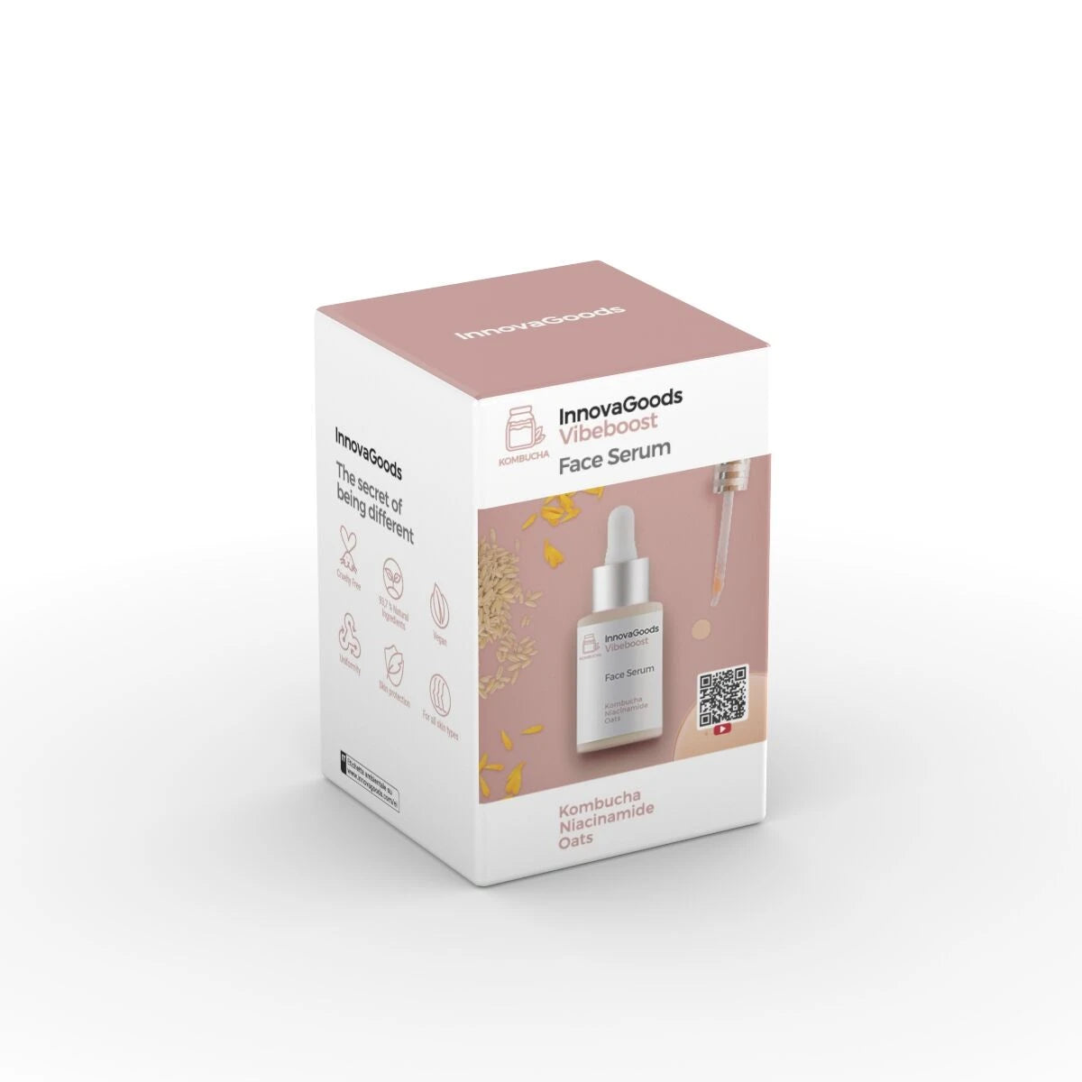 Facial Serum Kombucha Vibeboost InnovaGoods 30 ml serum bottle