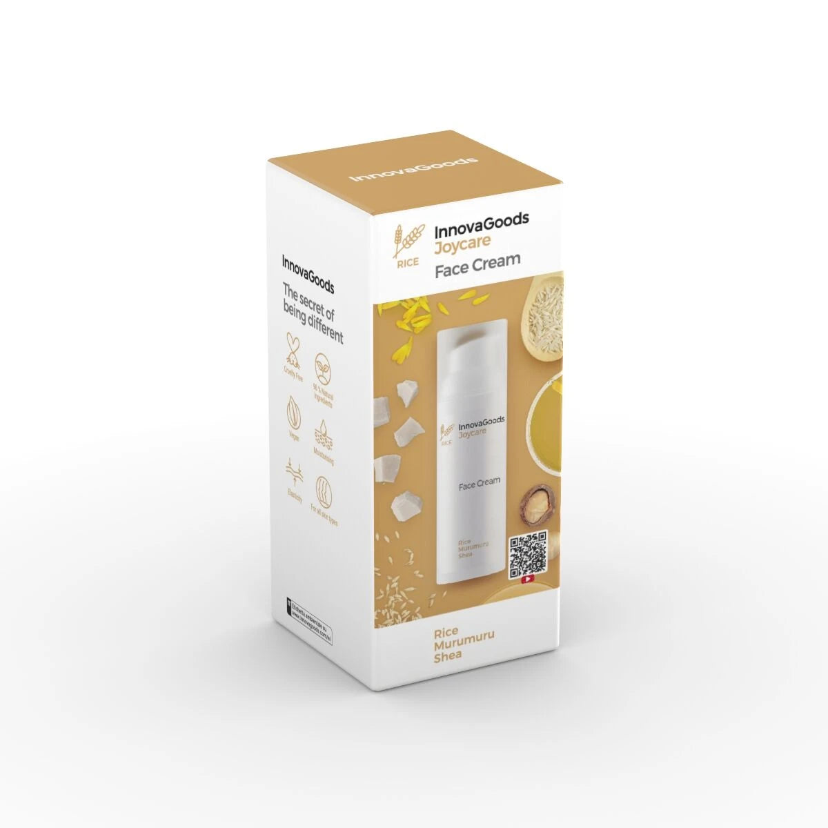 Hydrating Facial Cream Rice Joycare InnovaGoods 50 ml skincare packaging
