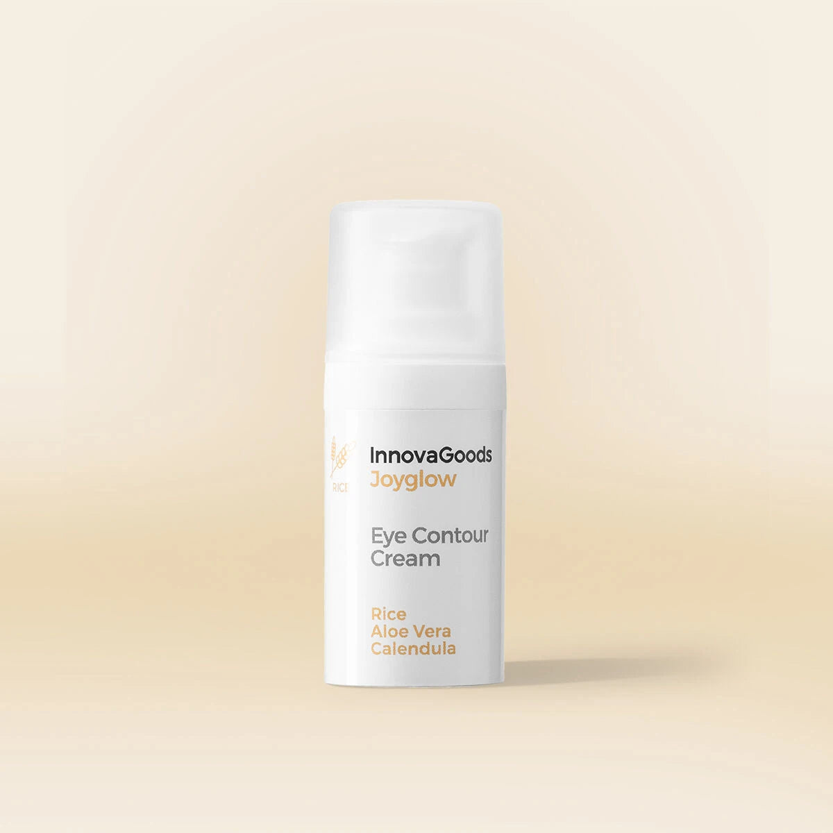Eye Contour Rice Joyglow InnovaGoods 15 ml product packaging
