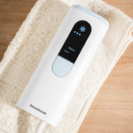 Pulsed Light Hair Remover with Cooling Function and Accessories Kulepil InnovaGoods product packaging