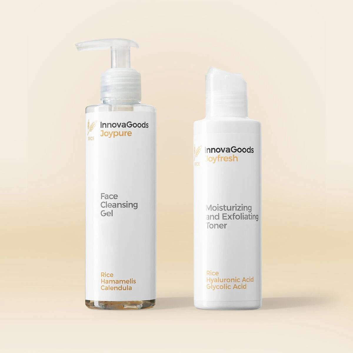 Face Cleansing Duo Pack Rice InnovaGoods product packaging