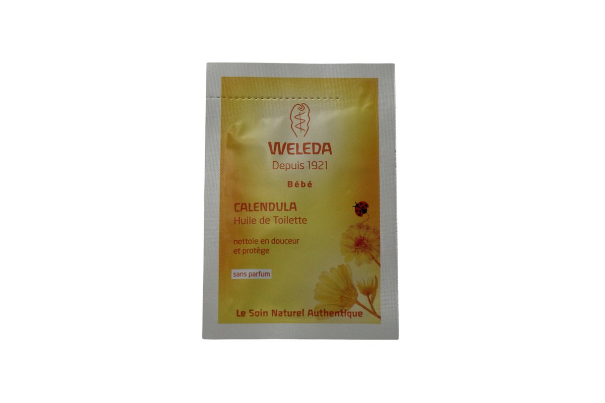 Weleda närande babyolja med ringblomma 2 ml Sample
