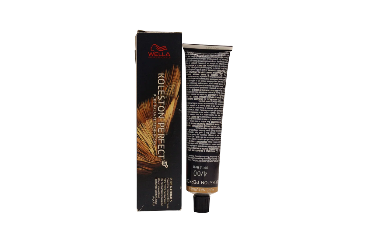 Wella Professionals Koleston Perfect Me+ Permanent hårfärg 4/00 Mellankastanj intensiv naturlig 60 ml Tester