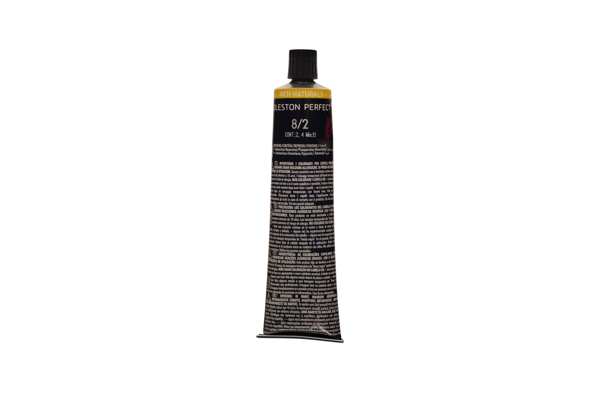Wella Professionals Koleston Perfect Me+ permanent hårfärg 8/2 matt ljusblond 60 ml Tester
